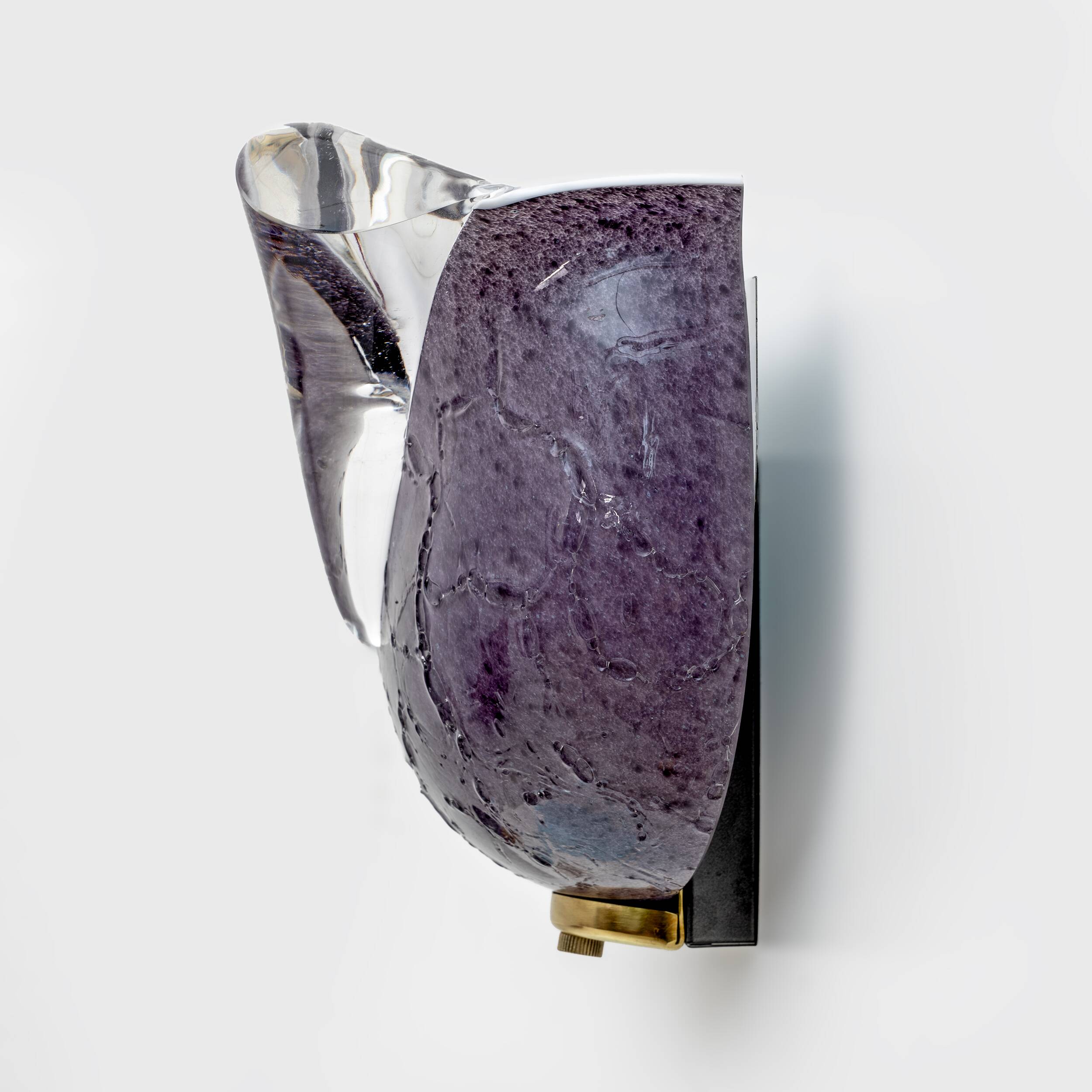 Pair of Mila Schon Modern Italian Murano Glass Sconces for Zonca, 1980s