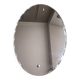 Miroir ovale biseauté Art Déco