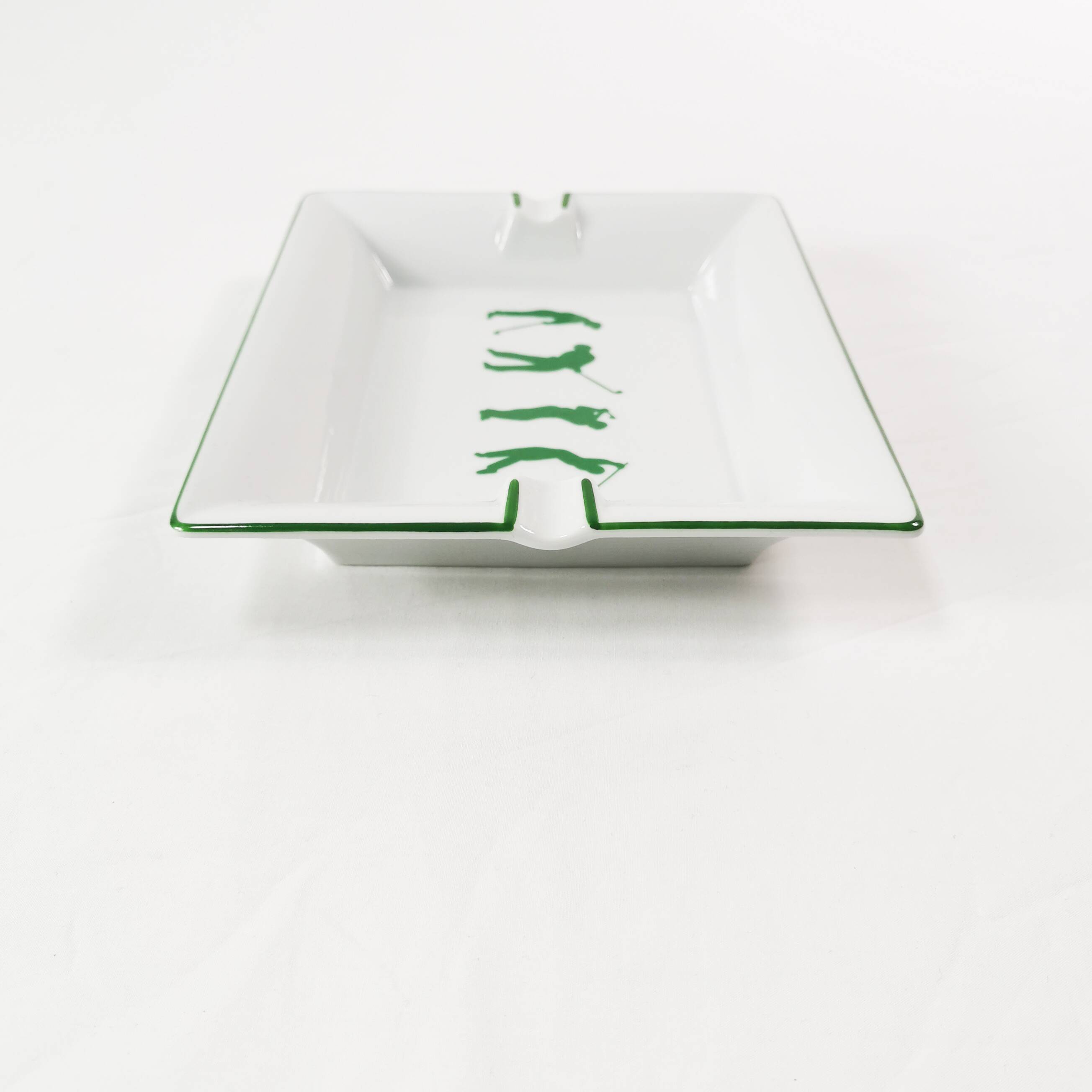 Porcelain cigar ashtray, Philippe Deshoulieres, France, 1980s.