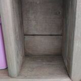 Wooden locker shelf