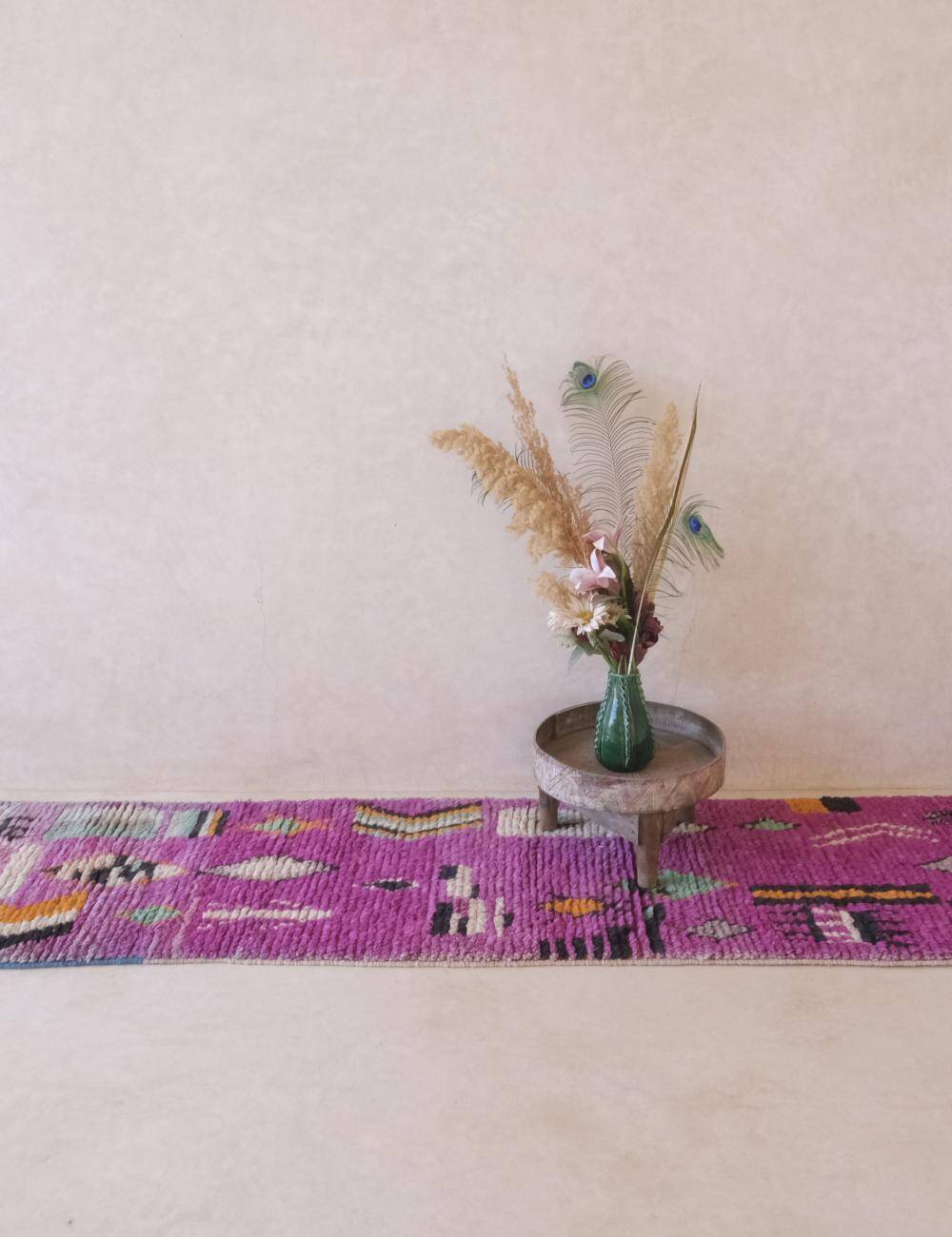 Tapis Coloré Violet - 330 x 70 cm