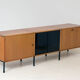 Teak enfilade Minvielle ARP Guariche, Motte, Mortier 1960