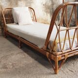 Rattan bed bench
