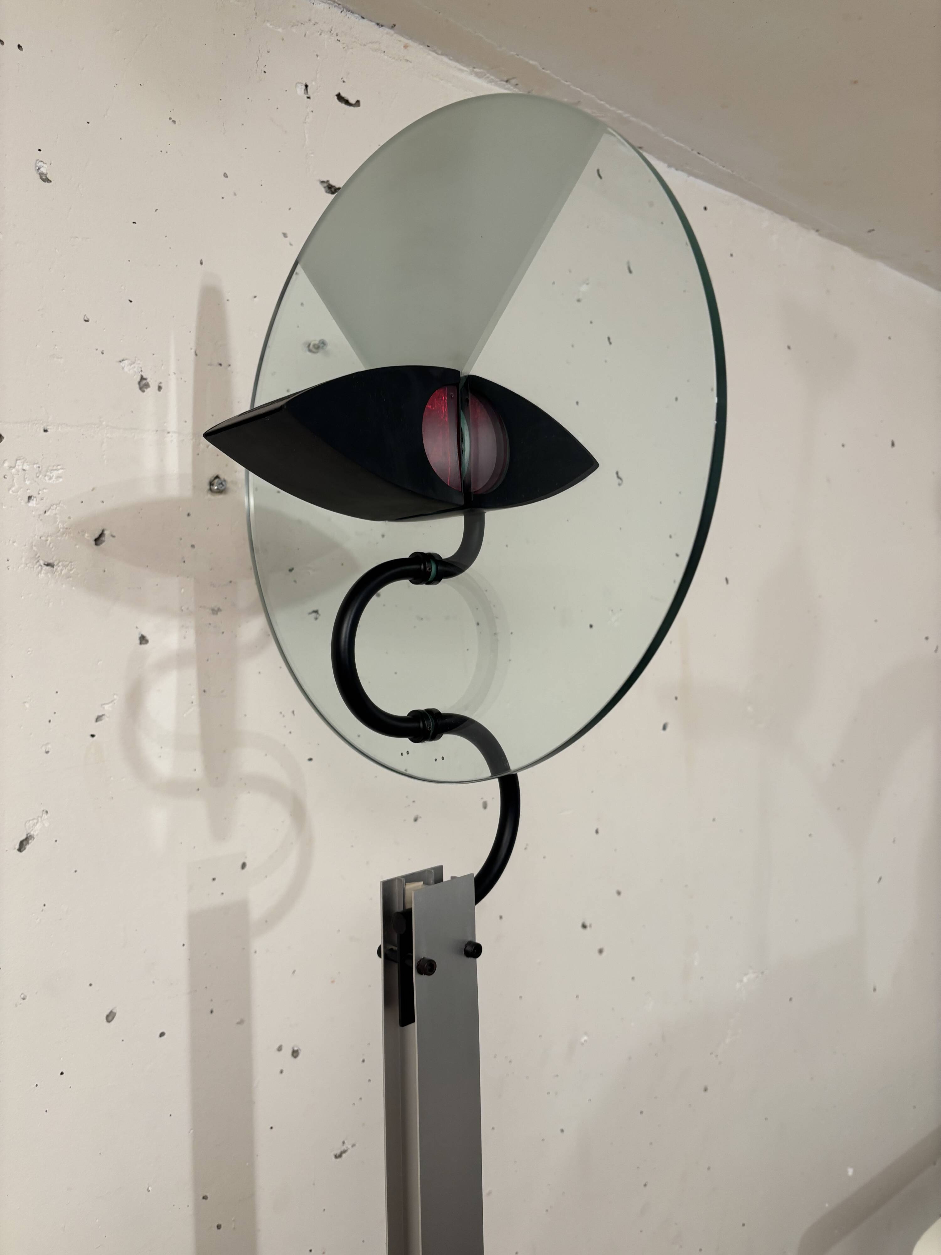 Olimpia floor lamp, Carlo Forcolini, artemide 1980