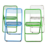 Series of 4 Ted Net chairs, by Niels Gammelgaard