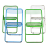 Series of 4 Ted Net chairs, by Niels Gammelgaard