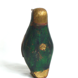Penguin in wood and brass