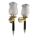 Pair of wall sconces