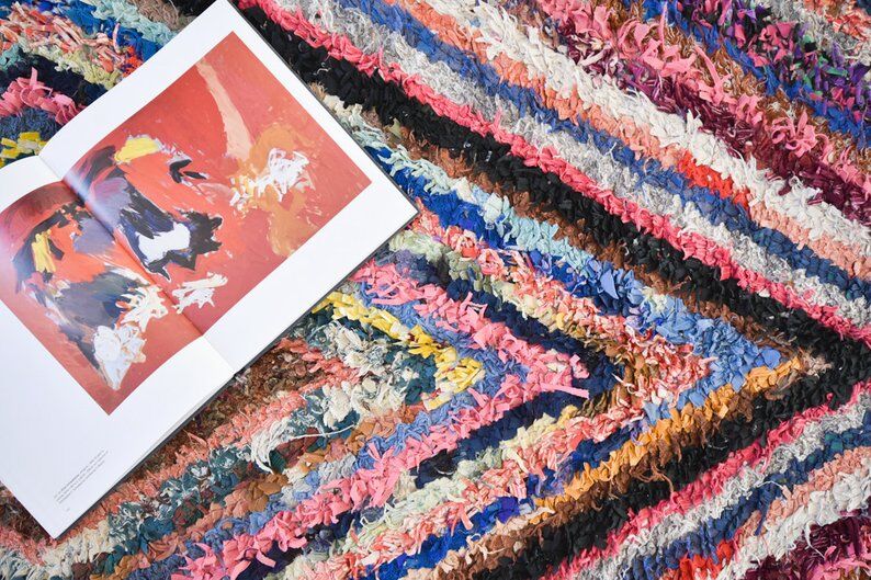 Tapis boucherouite 215x100cm