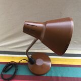 Office lamp workshop metal brown - flexible arms chrome 70vintage