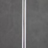 1970s Targetti Sankey Italian Chrome and Opaline Glass Chandelier