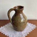 Pyrite stoneware pitcher - vintage