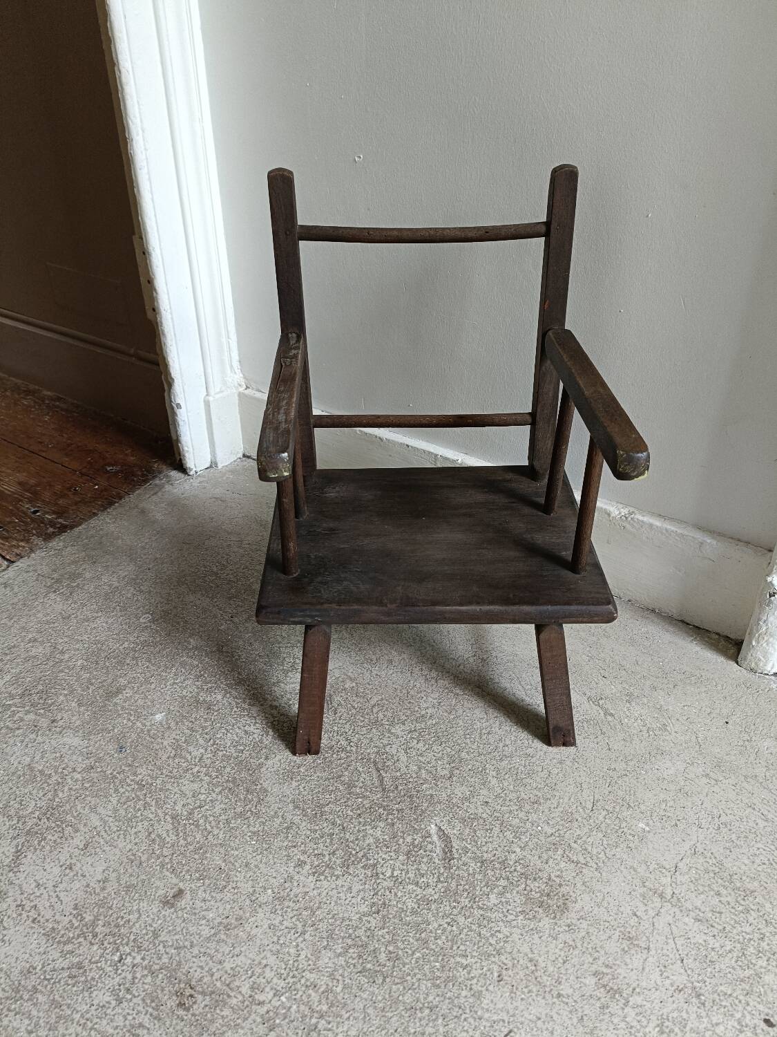 Antique doll's chair