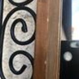 Moroccan mirror in wrought iron  52x62cm