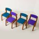 Set of 4 dining chairs by Jan Bocan / Zbynek Hrivnac / Ludvik Volak, 1970s.