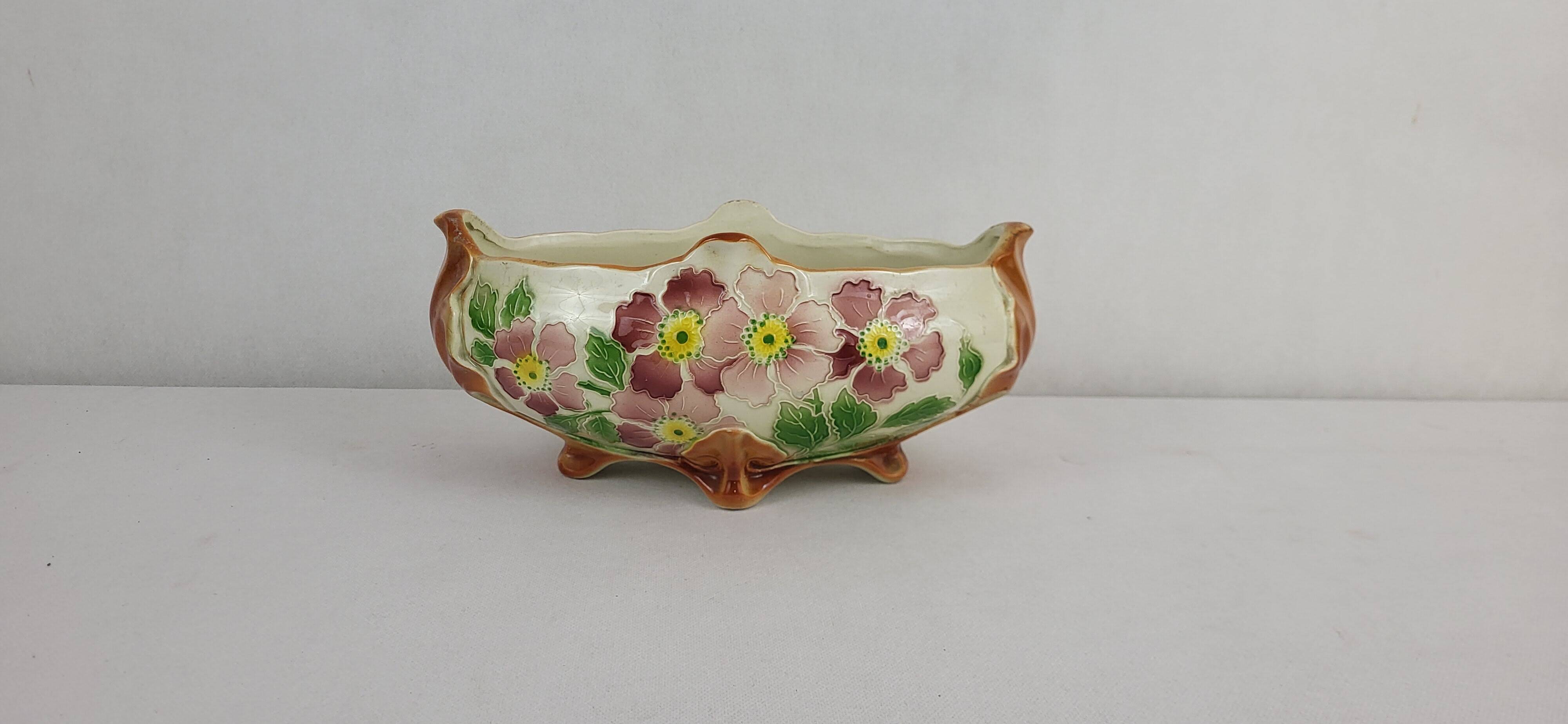 Keller & Guérin Art Nouveau Planter / Saint Clément