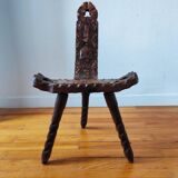 Brutalist tripod chair 1960