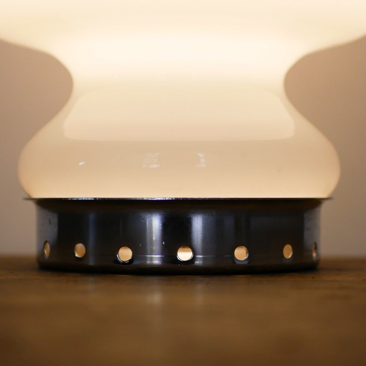 Lampe de table en forme de champignon en verre de Murano, Italie, années 70