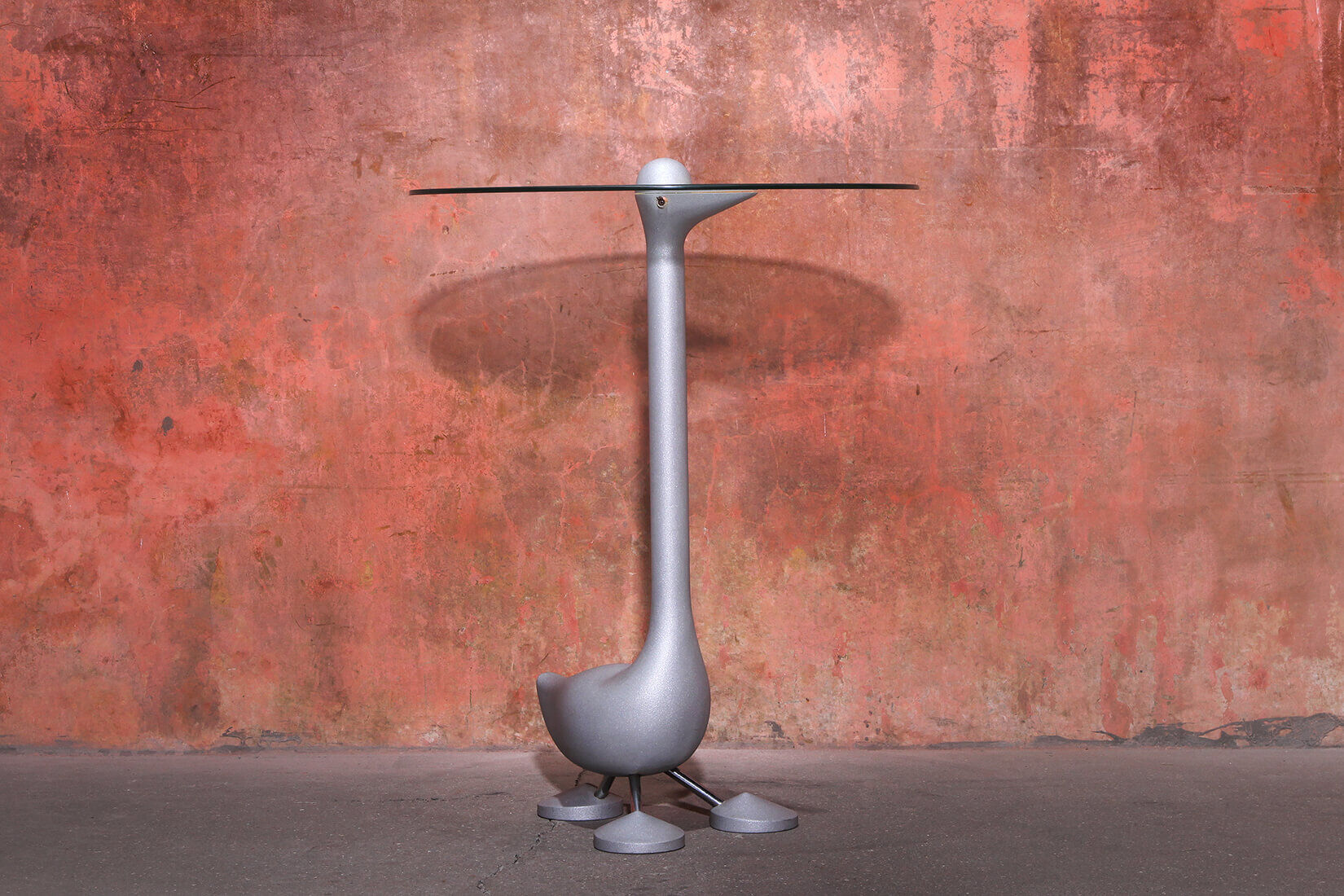 Sirfo Goose side table, Alessandro Mendin For Zabro Zanotta, 1986