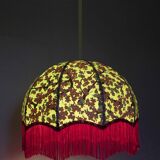 Retro fringed pendant light "Erina".