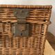 Old rattan trunk