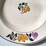Assiette Terre de Fer Longchamp Dieppe