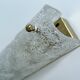 Large Vintage Murano Glass Brass Wall Lamp