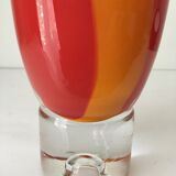 Vase en verre souflé