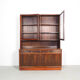 Danish design rosewood sideboard with display cabinet from Brouer, 1960s