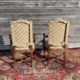 Pair of Reguence Style Chairs 19th Century