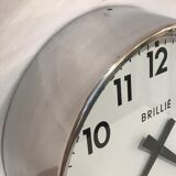 Industrial Brillie clock 25 cm functional vintage
