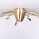 Rose gold color esteluz halogen ceiling lamp 1980s spain