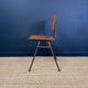 Ensemble de 4 chaises école bois années 70 Pays bas