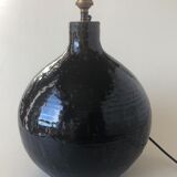 Lamp in glazed stoneware