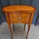 Louis XV style marquetry kidney bedside table