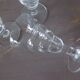 Old glasses from the clairet France glassworks