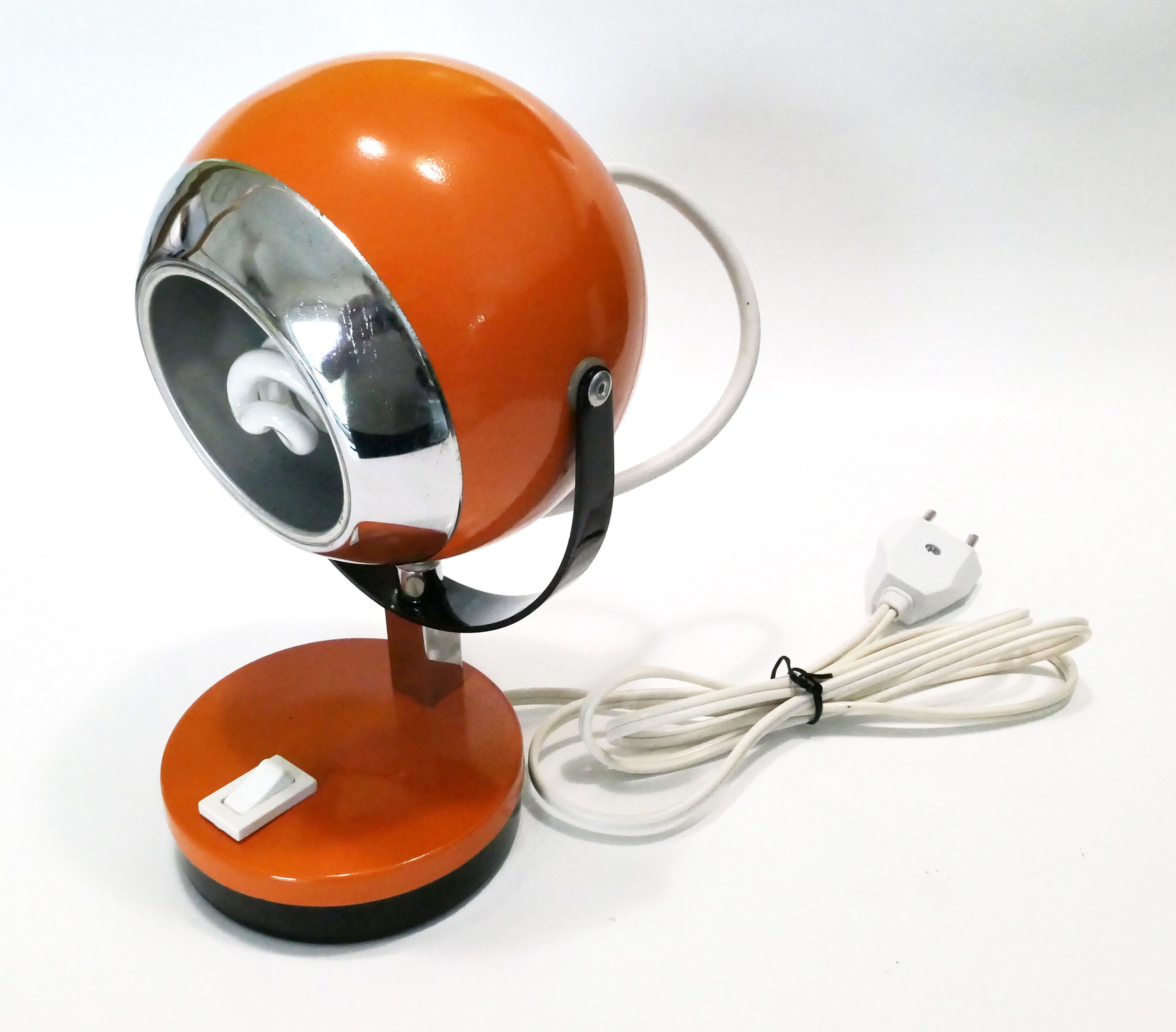 Table lamp eyeball space age 1970's