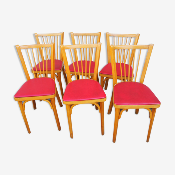 6 bistro Baumann chairs