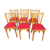 6 bistro Baumann chairs
