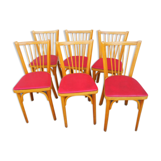 6 bistro Baumann chairs