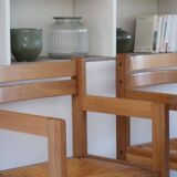 Vintage straw armchair