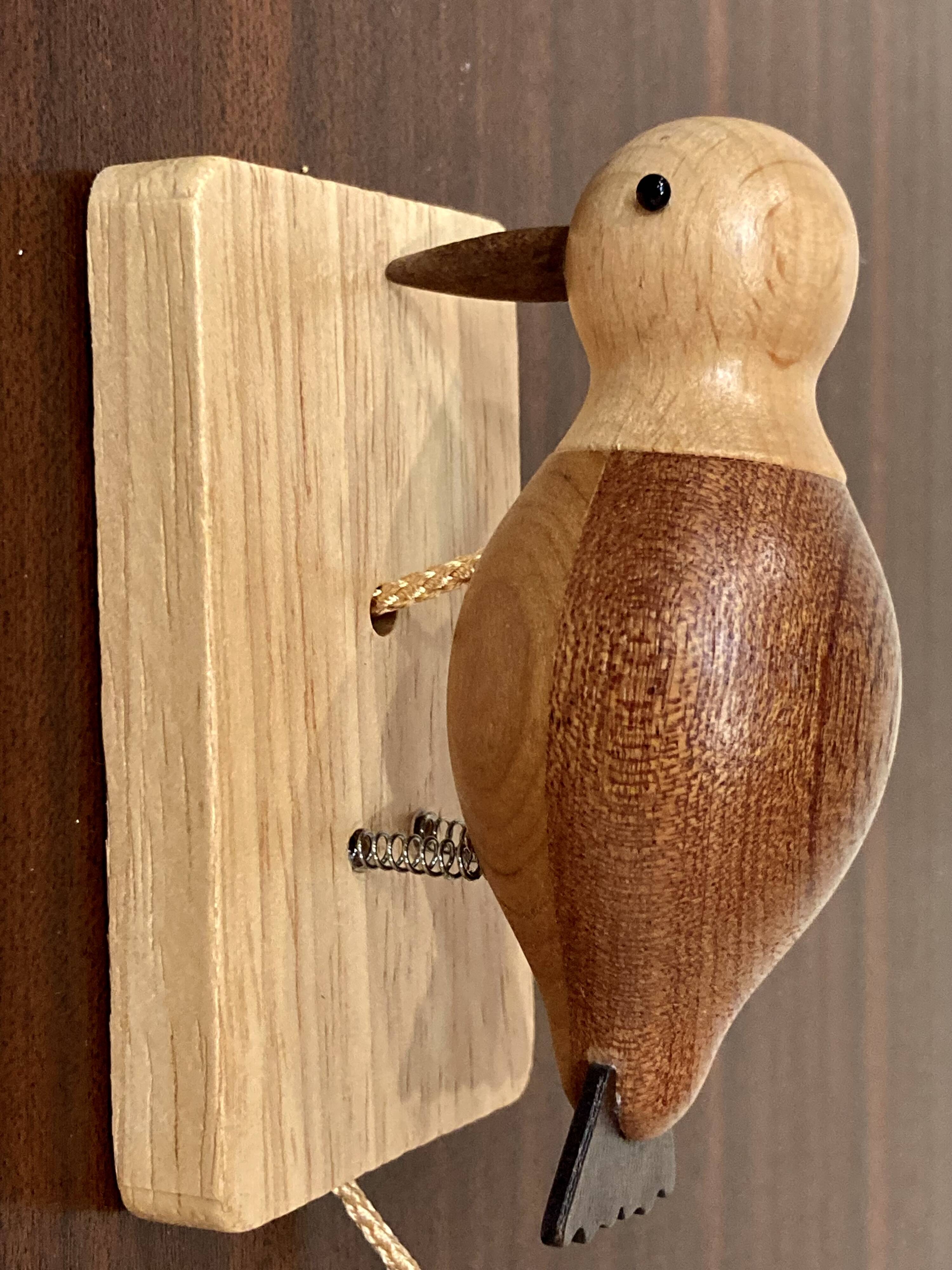 Scandinavian toc toc bird design.