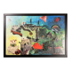 Very large surrealist collage framed by Alain Gaudet 1979