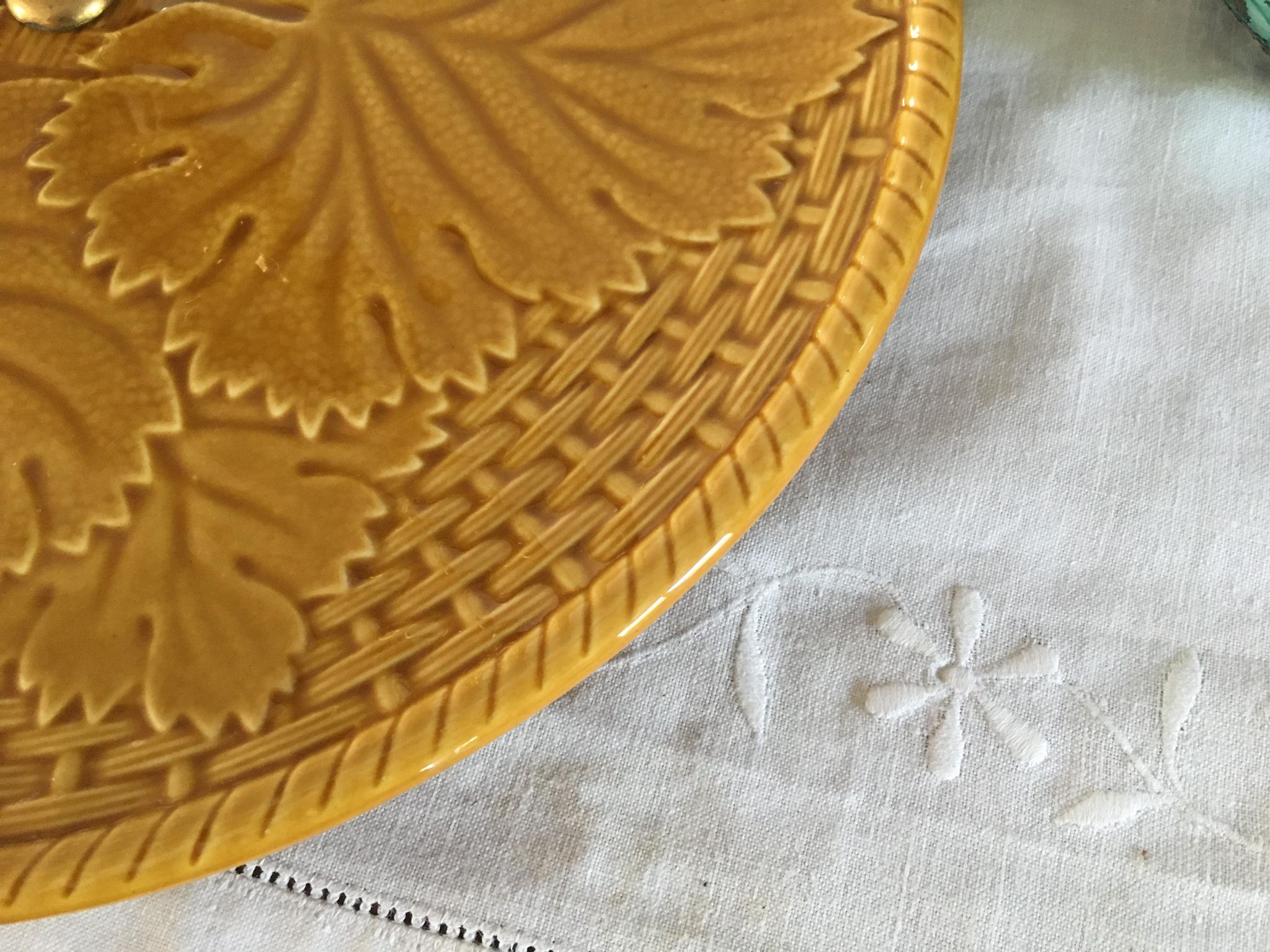 Gien vintage cheese platter