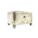 Art Deco sugar bowl, silver-plated brass, Norblin, Poland, 1920s.