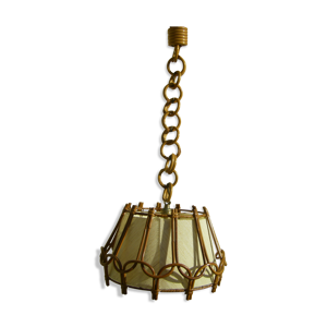 suspension en  rotin