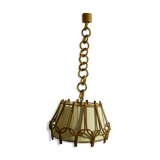 Vintage rattan pendant lamp