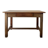 Small antique farmhouse table in wood – 120 cm