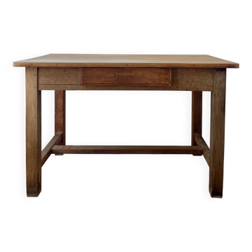 Small antique farmhouse table in wood – 120 cm