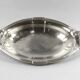Orbrille silver-plated oval serving basket – Art Deco, 1930s